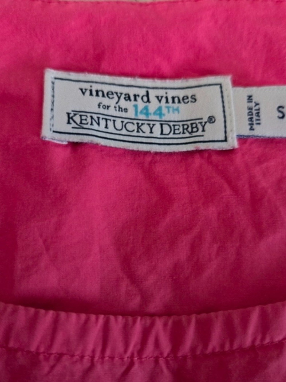 Vineyard Vines Kentucky Derby Dress - Hot Pink - Picture 3 of 5
